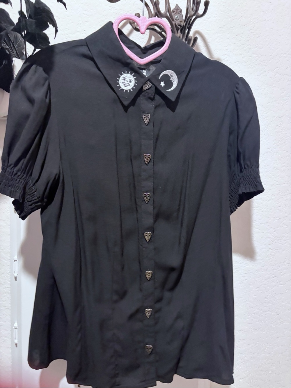 Hell Bunny Samara Ouija Blouse- XS